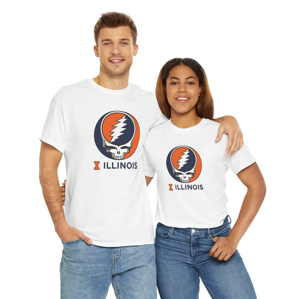 Grateful Dead - University of Illinois Grateful Dead T-Shirt - StealieShop